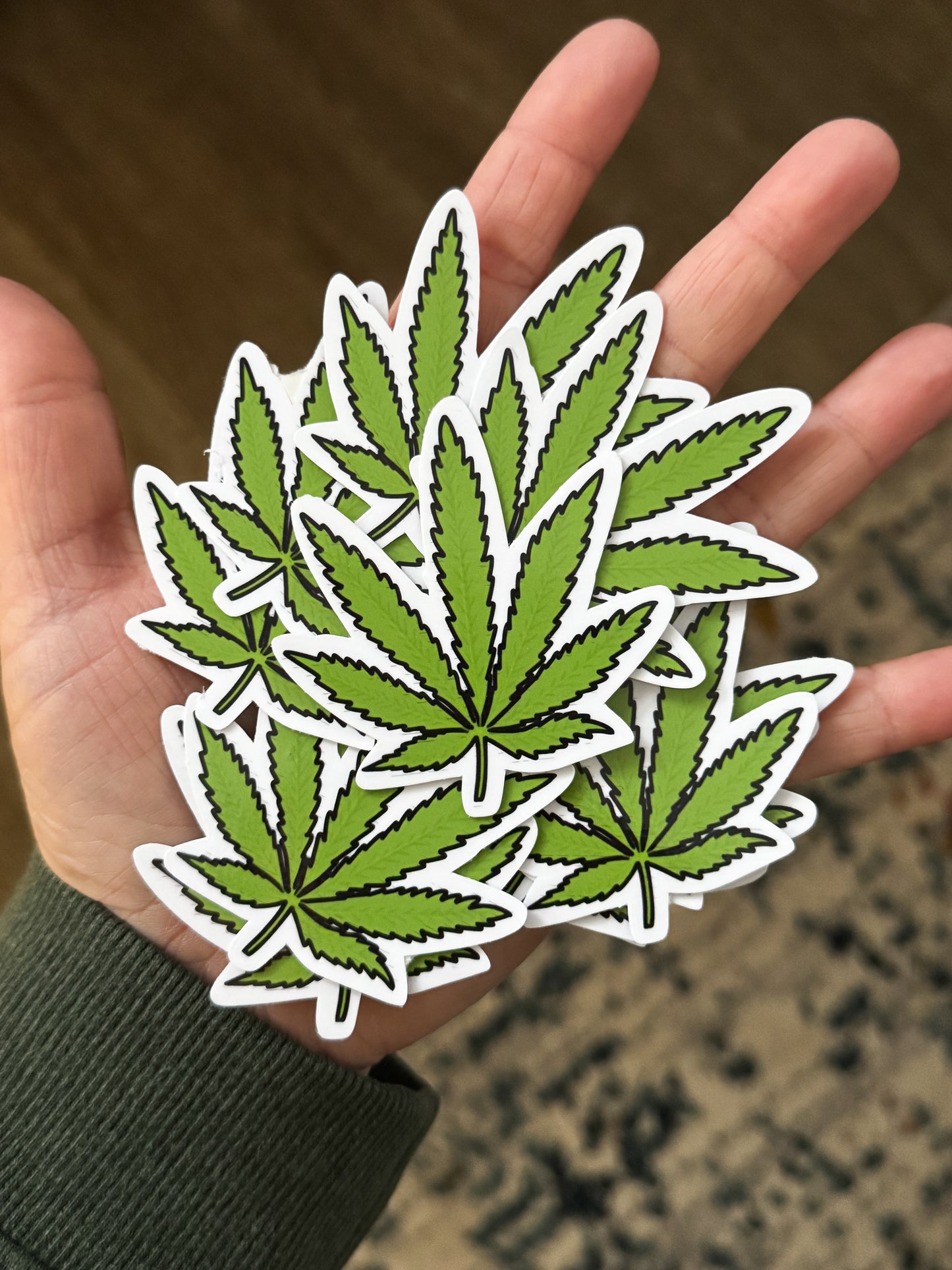 Cannabis Leaf Vinyl Sticker