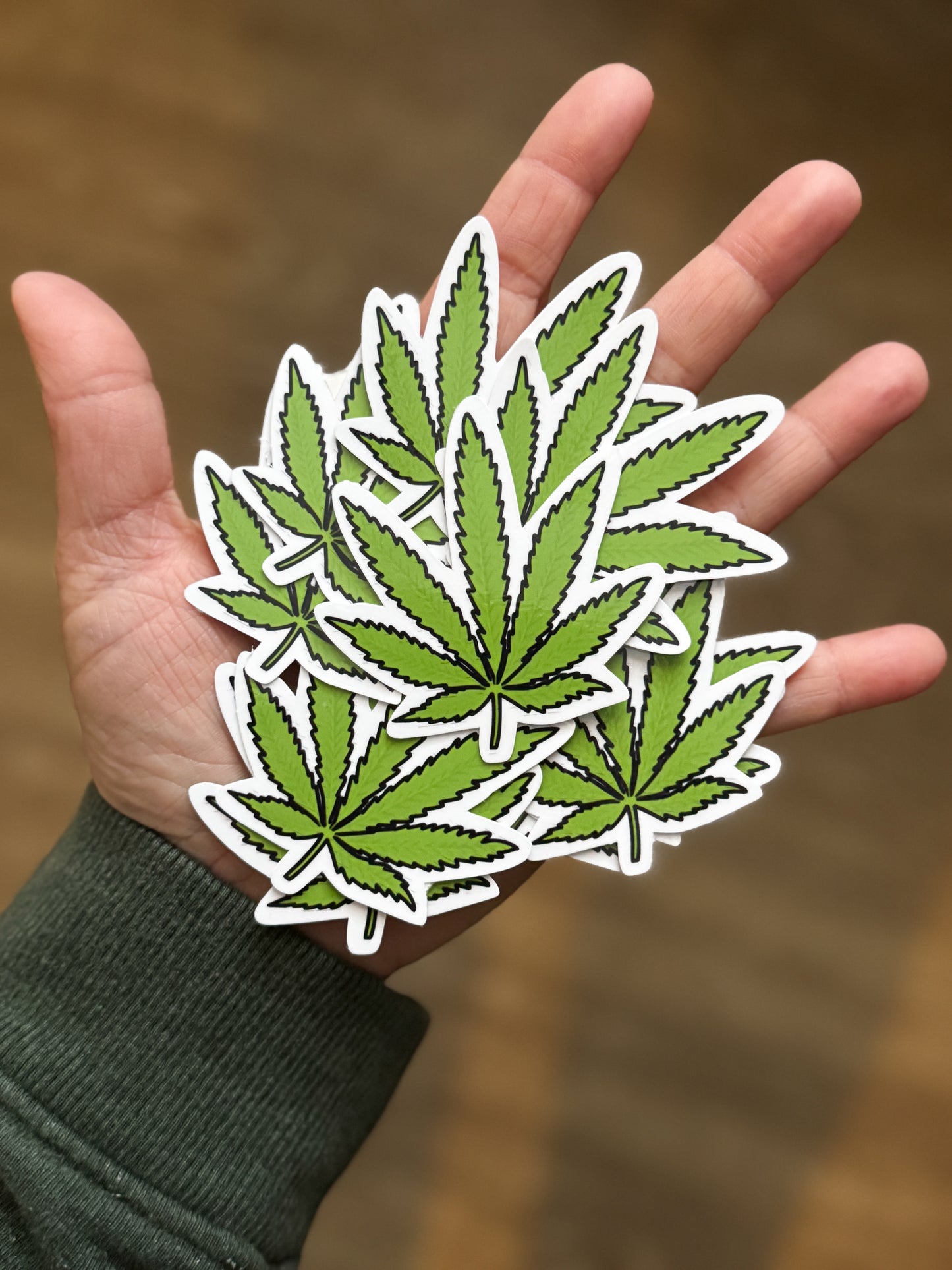 Cannabis Leaf Vinyl Sticker