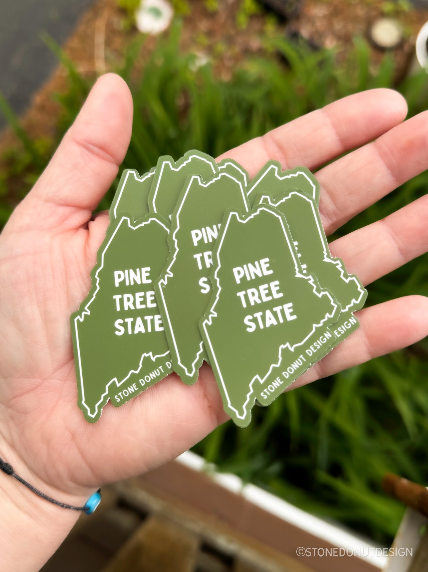 Pine Tree State Maine Sticker