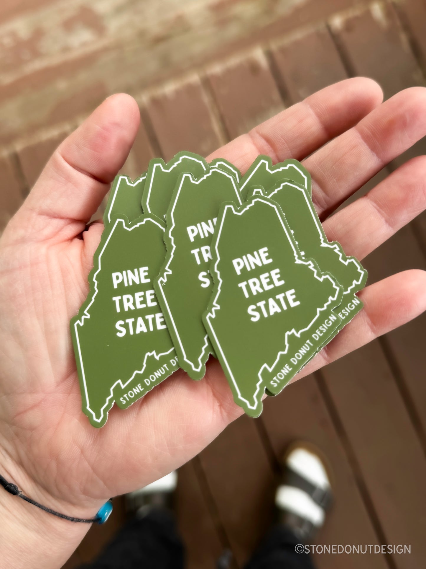 Pine Tree State Maine Sticker
