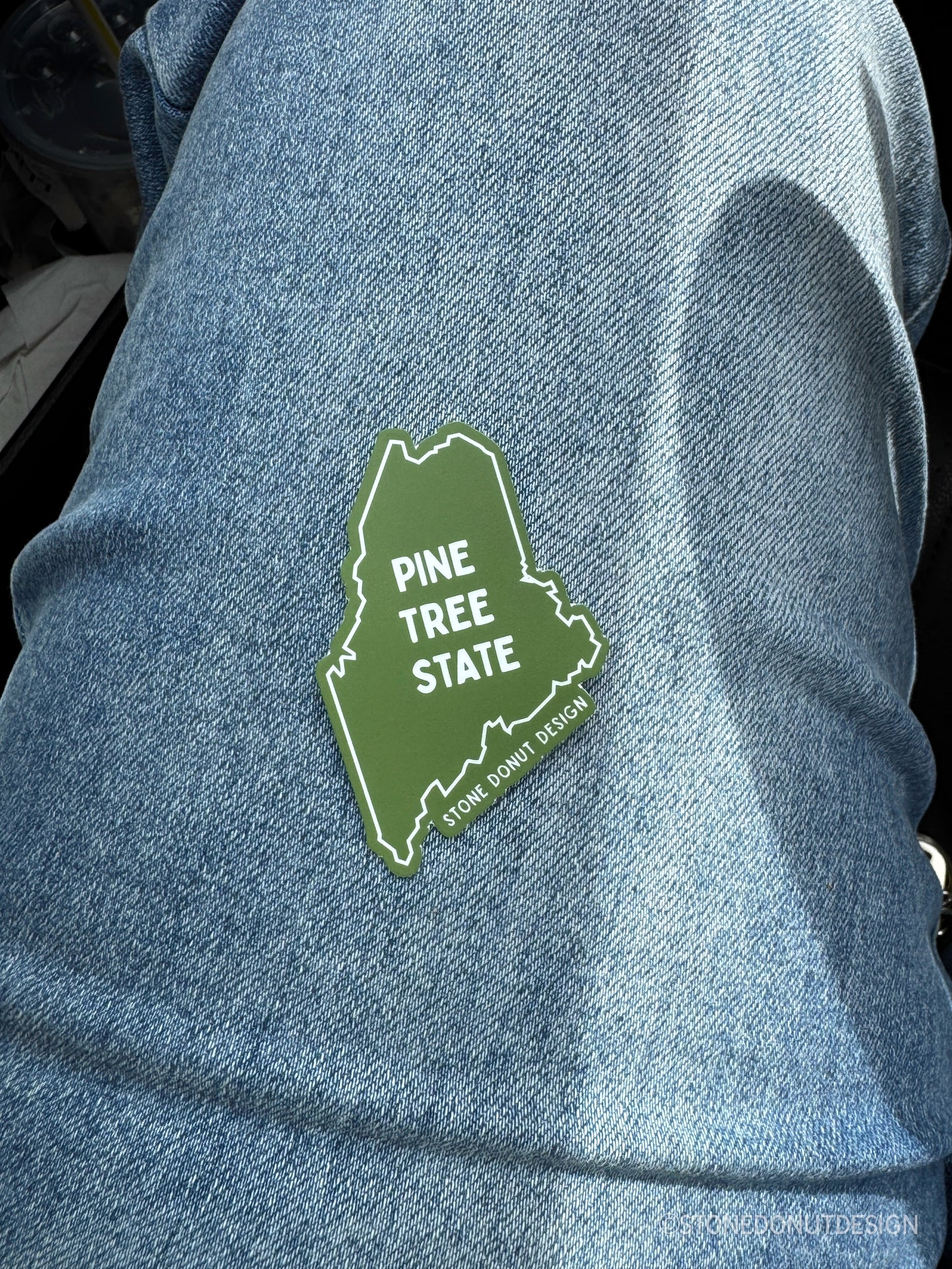 Pine Tree State Maine Sticker