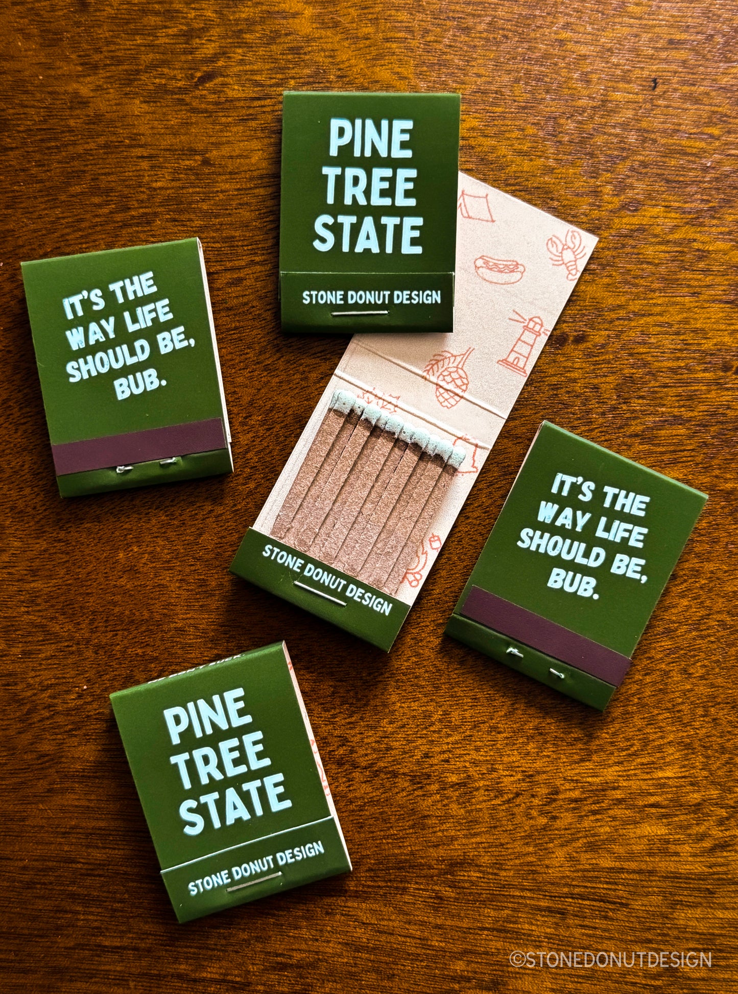 Pine Tree State Matchbook