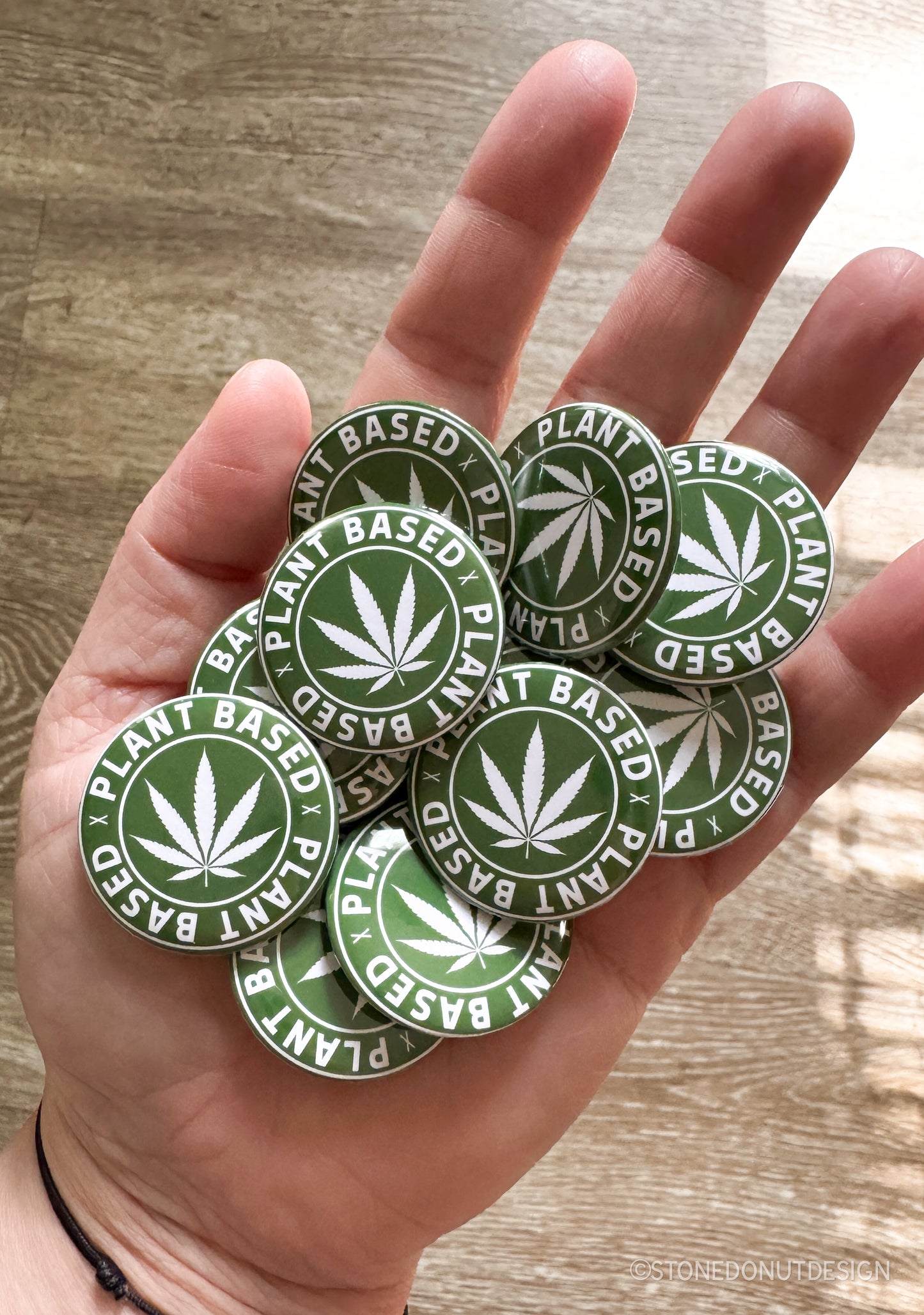 Plant Based Pinback Button