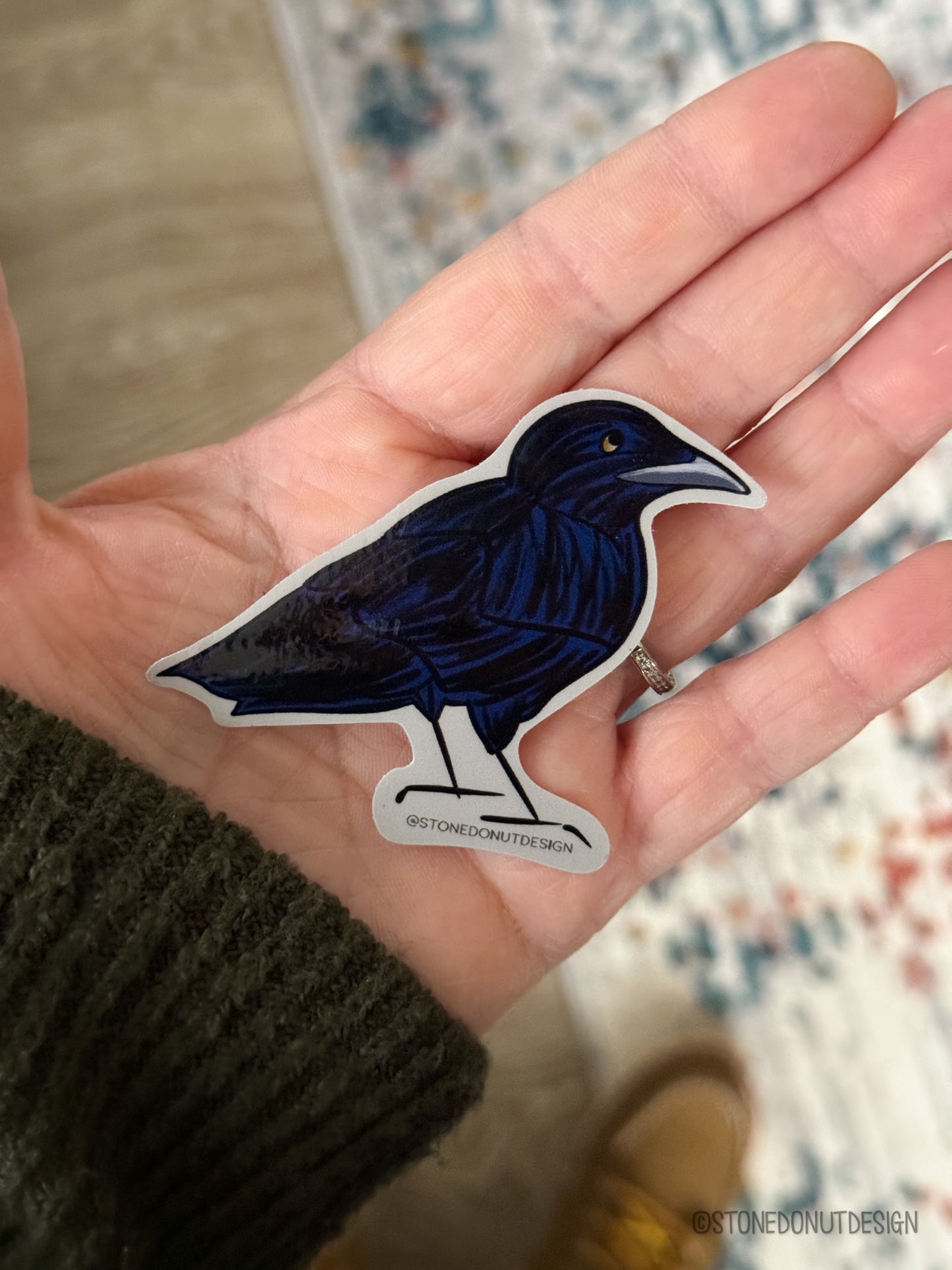 Crow or Raven Vinyl Sticker
