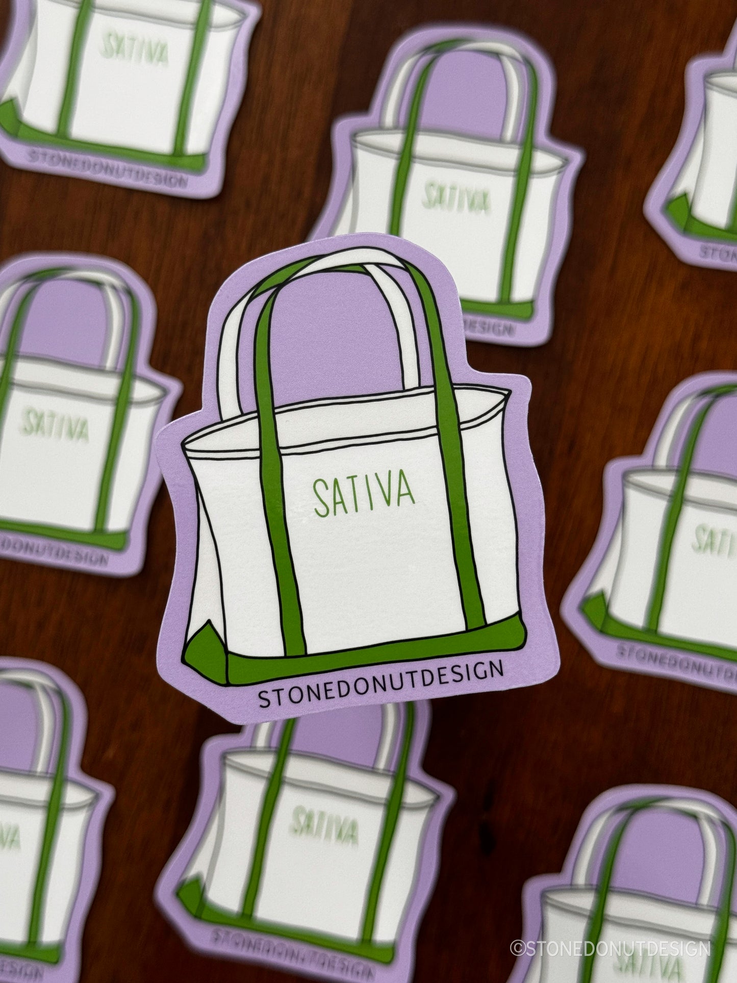 Snarky Tote Bag Sticker