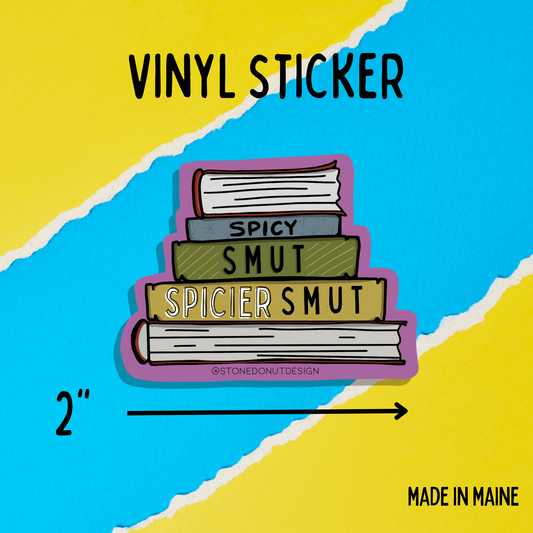 Smut Stack Vinyl Sticker