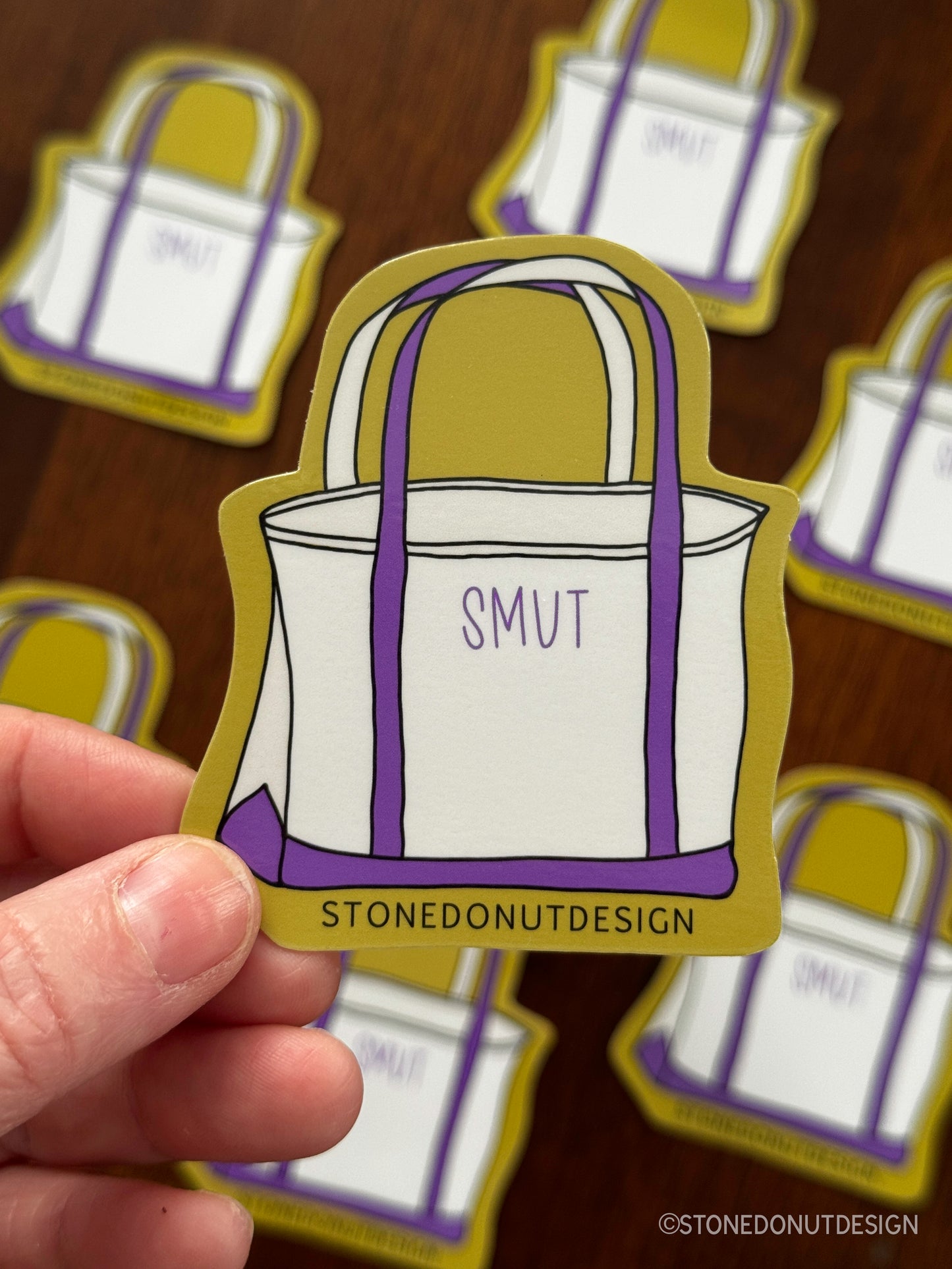 Snarky Tote Bag Sticker