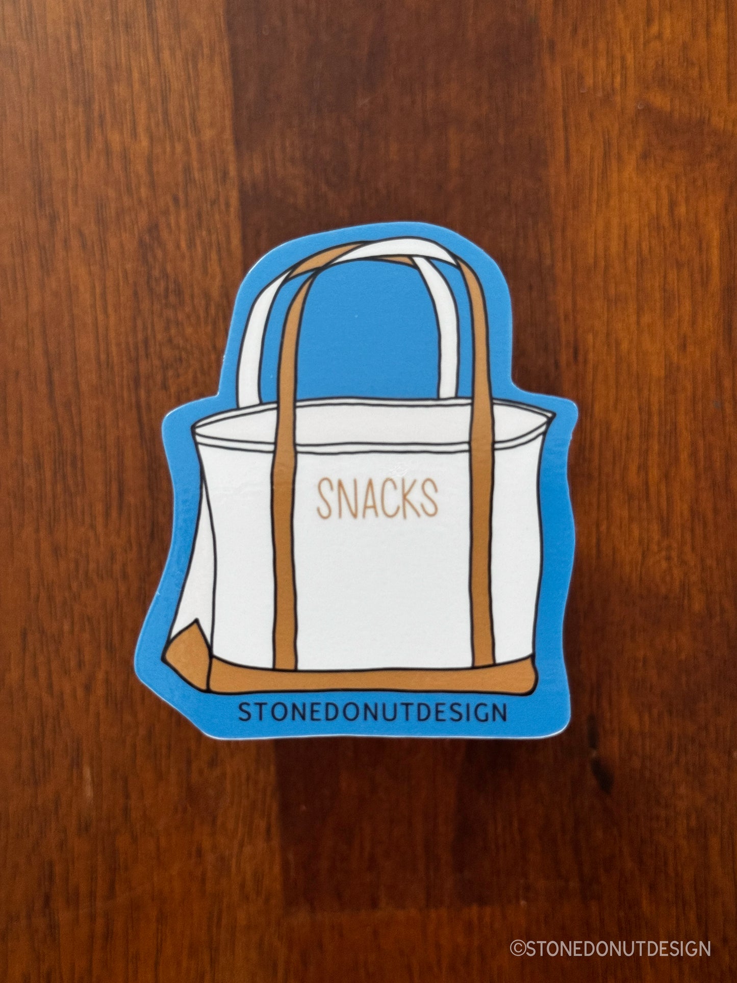 Snarky Tote Bag Sticker