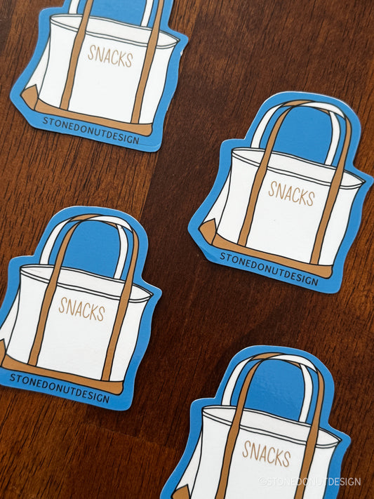 Snarky Tote Bag Sticker