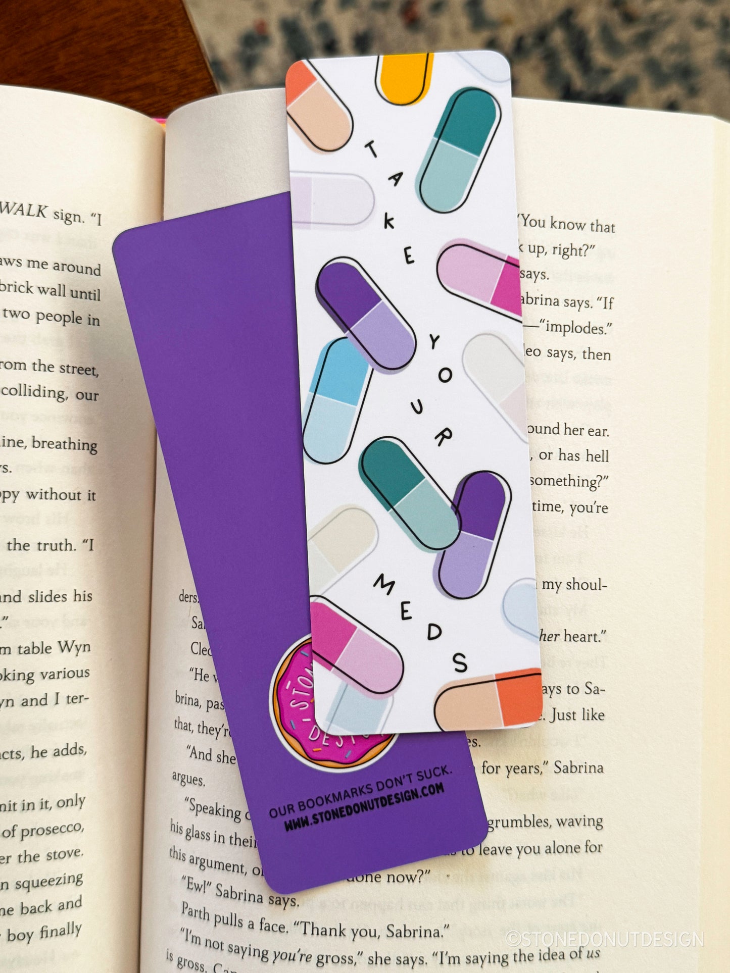 Take Your Meds Matte Bookmark