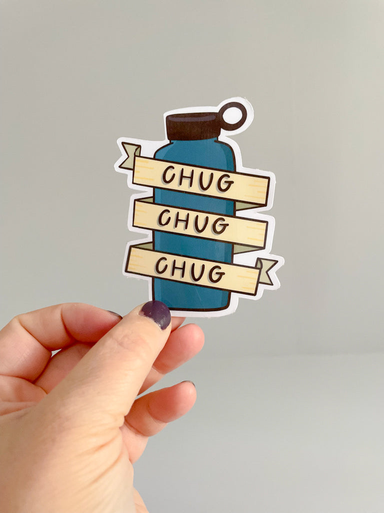 Chug Chug Chug Vinyl Sticker