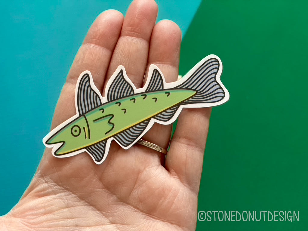 Cod Vinyl Sticker – Stone Donut Design