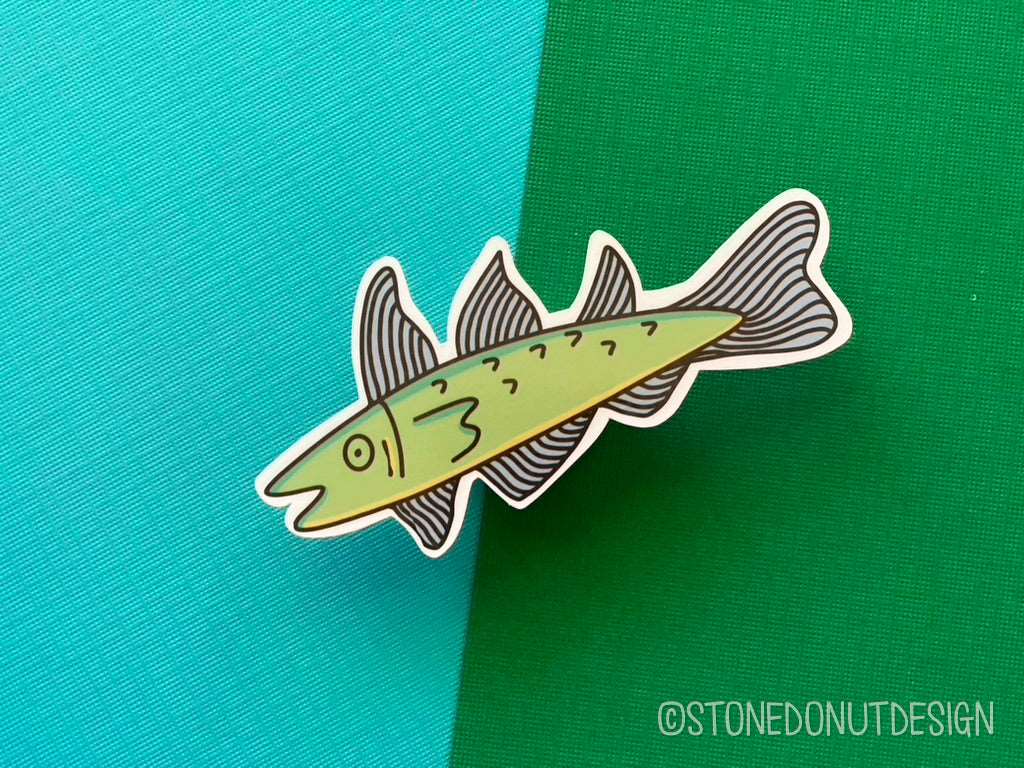 Cod Vinyl Sticker – Stone Donut Design