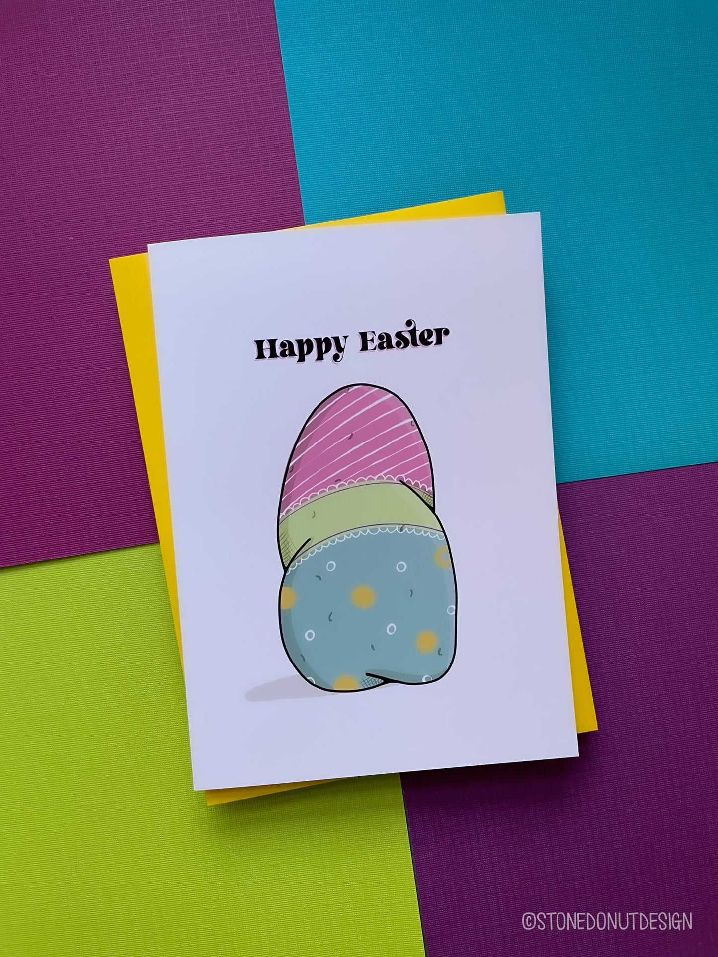 Easter Potato Card by StoneDonut Design