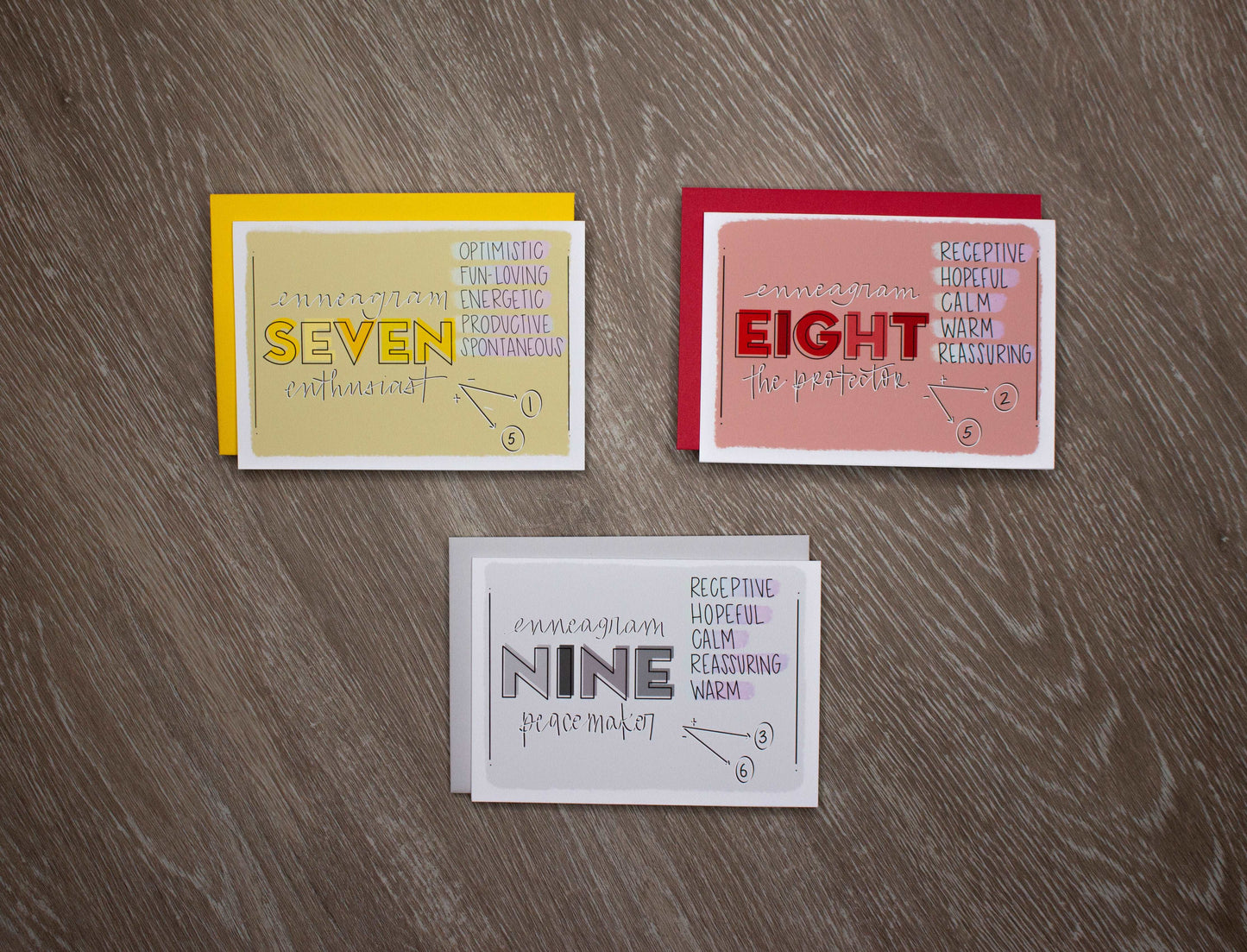Enneagram Card or Enneagram Set of Cards