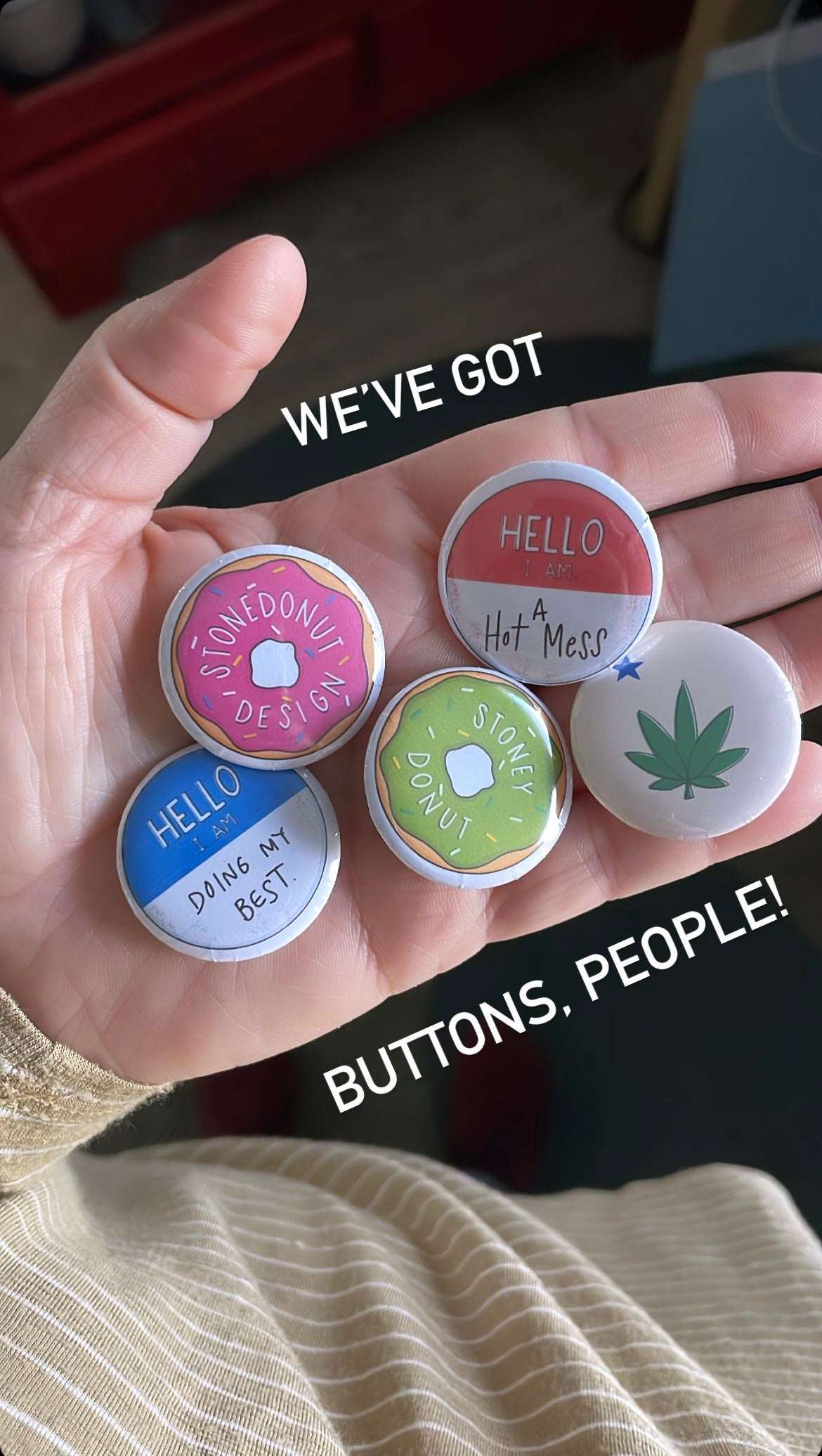 Assorted Pinback Button Designs
