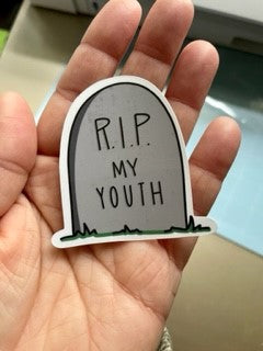 RIP My Youth Vinyl Sticker