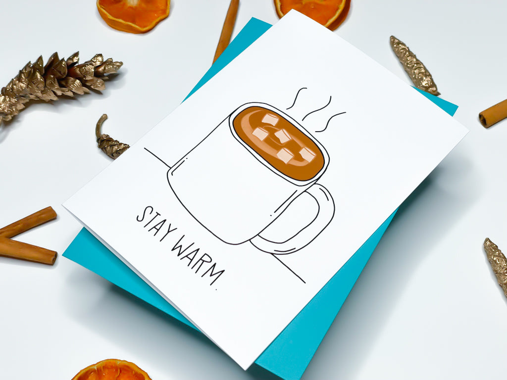 Stay Warm Hot Cocoa Card