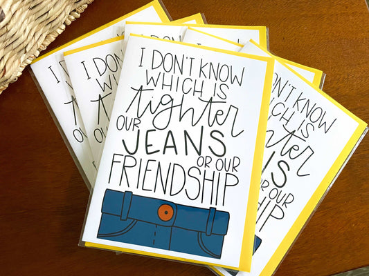 Funny Friendship Card by StoneDonut Design