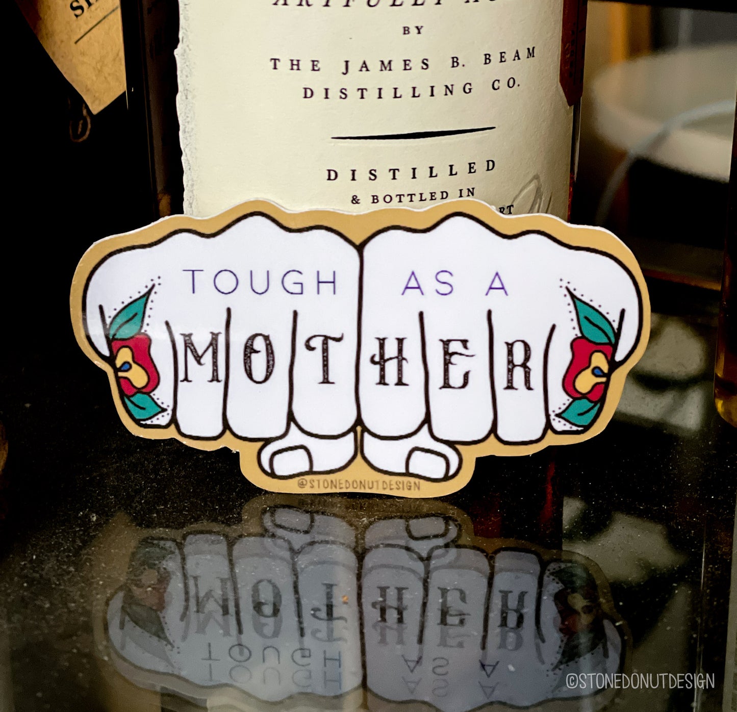 Tough As A Mother Vinyl Sticker