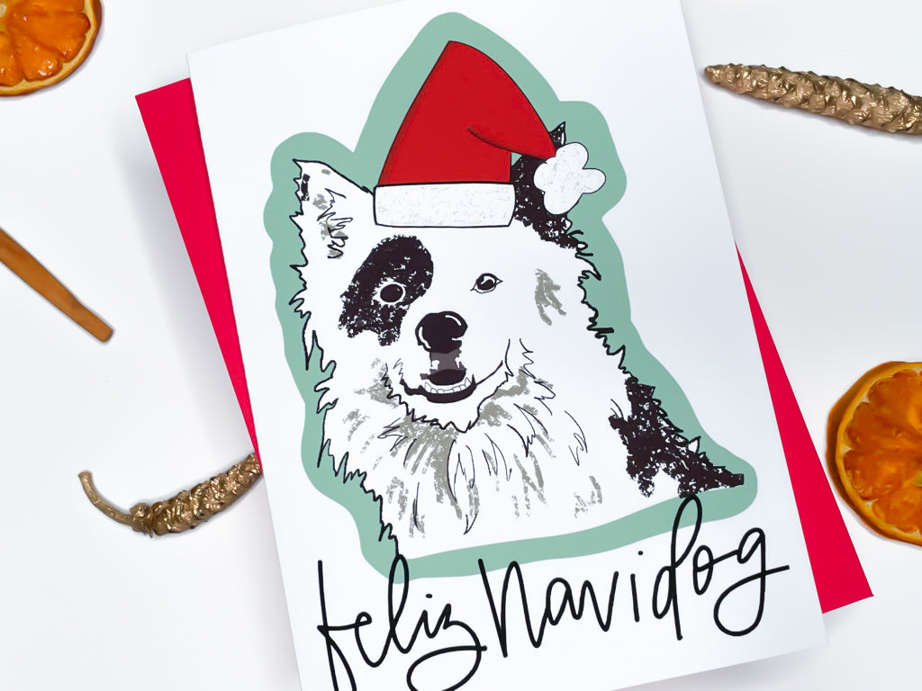 Feliz Navidog Pet Christmas Card