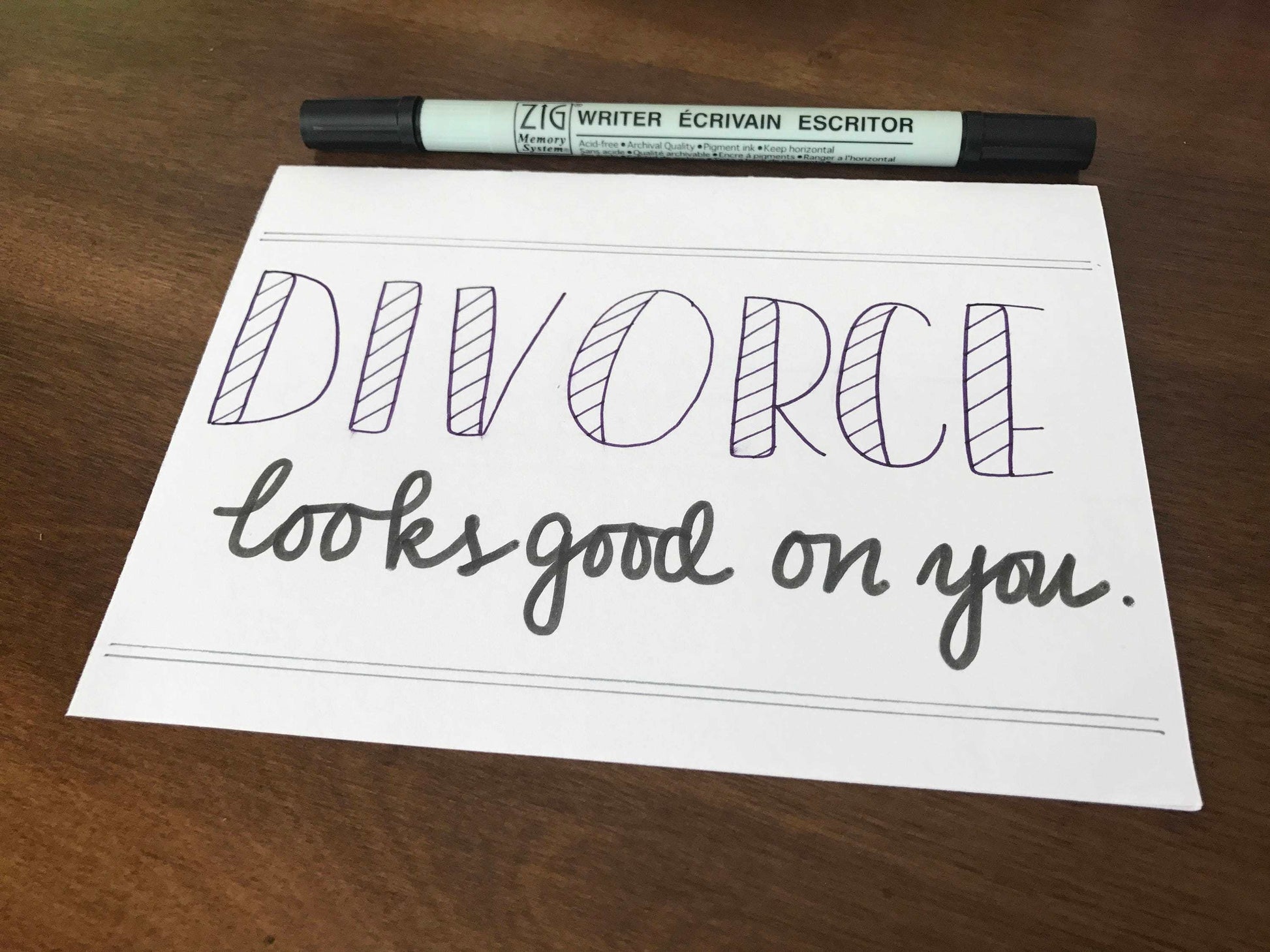 Divorce Looks Good On You by StoneDonut Design