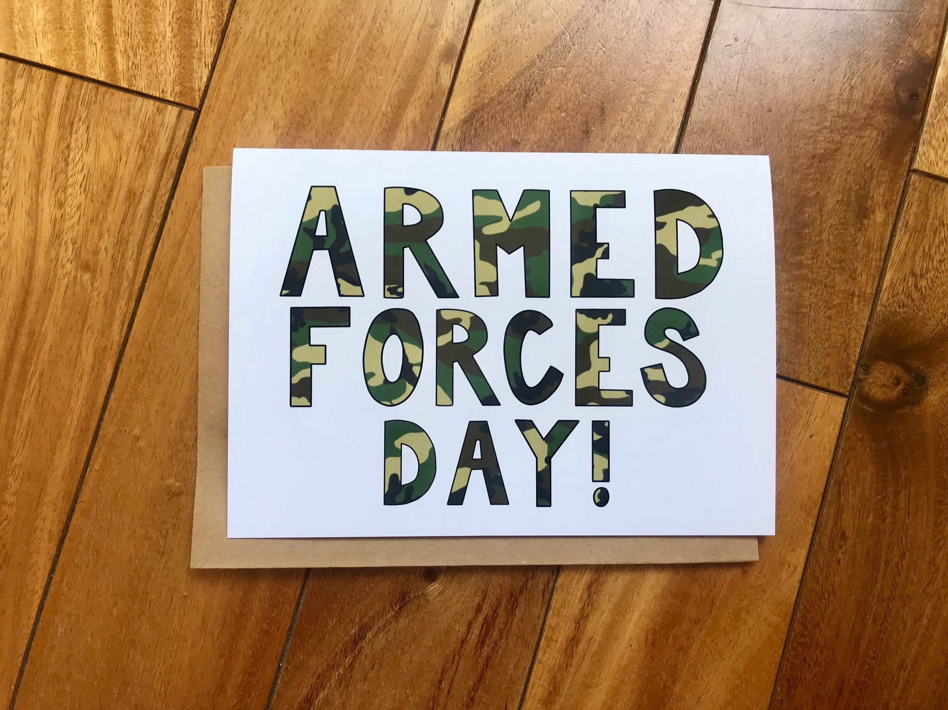 Armed Forces Day Card by StoneDonut Design