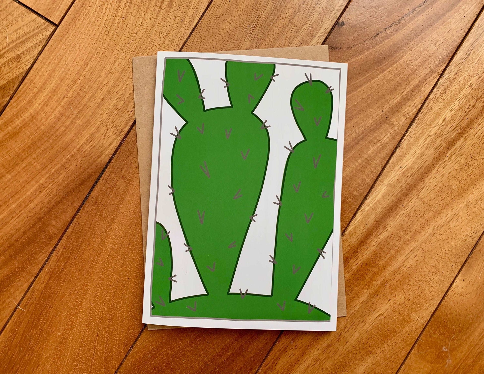 Cactus Note Card by StoneDonut Design – Stone Donut Design