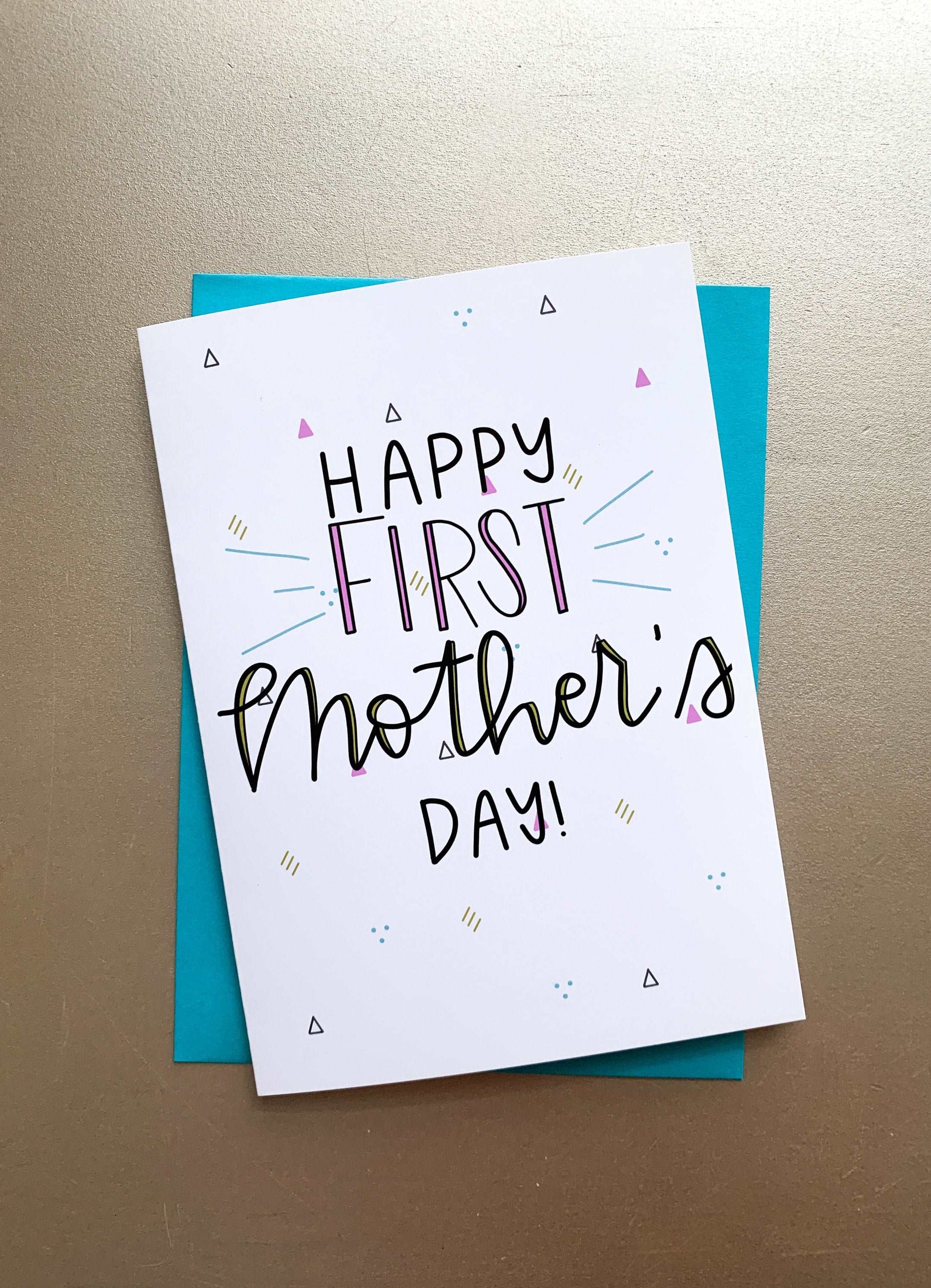 First Mother's Day Handmade Card by StoneDonut Design