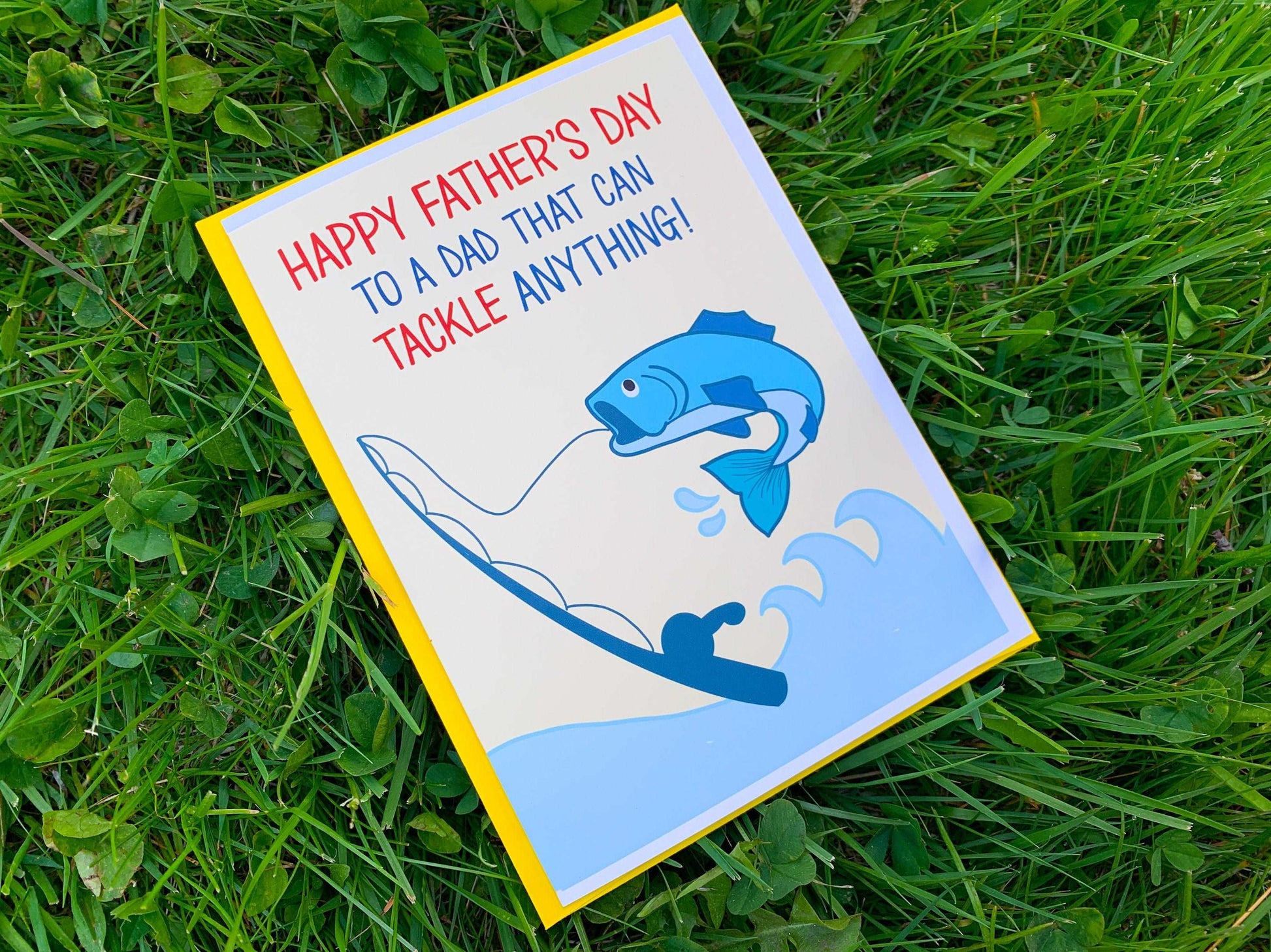 Fisherman Father's Day Card by StoneDonut Design