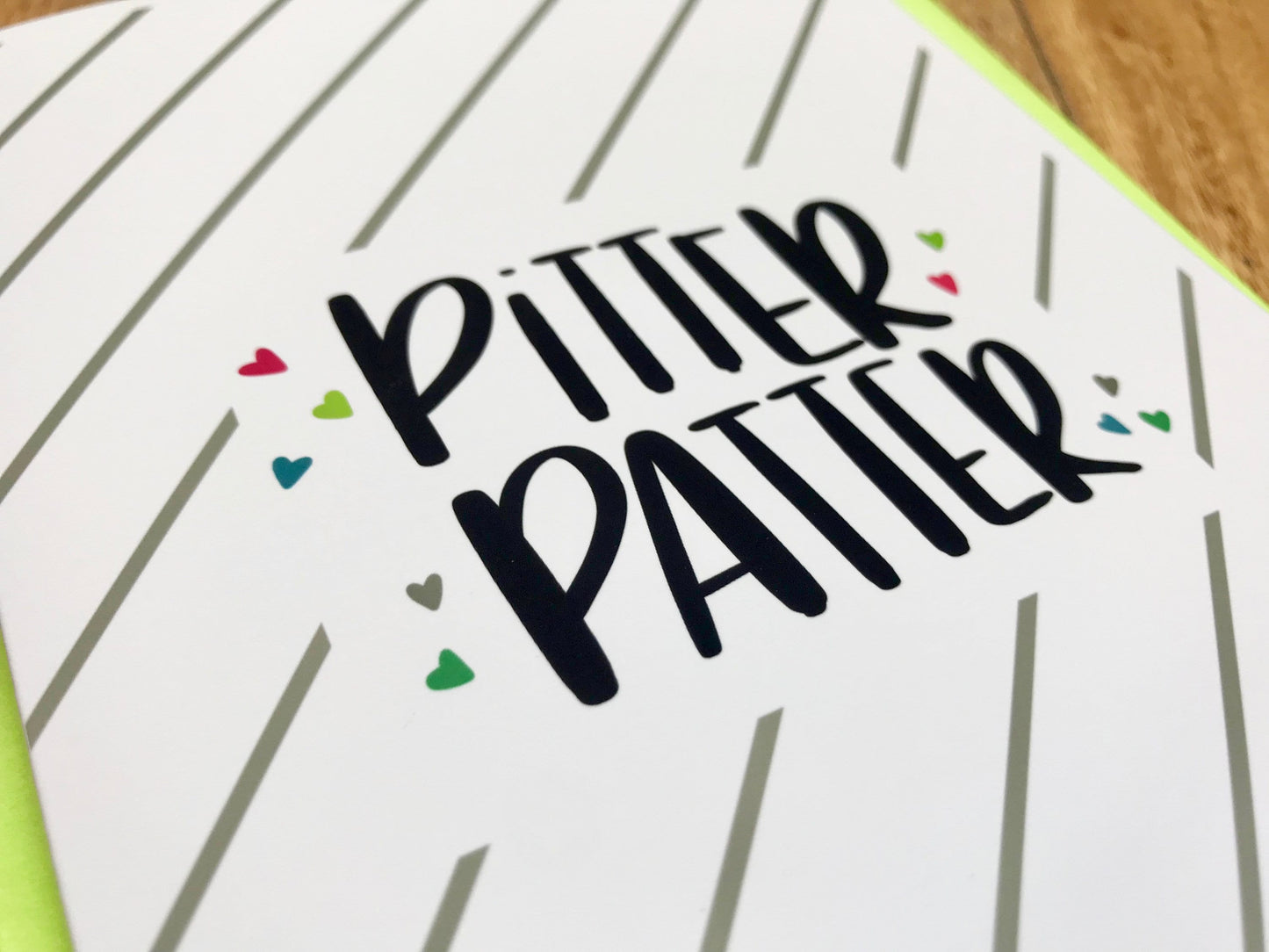 Pitter Patter Baby Card by SToneDonut Design