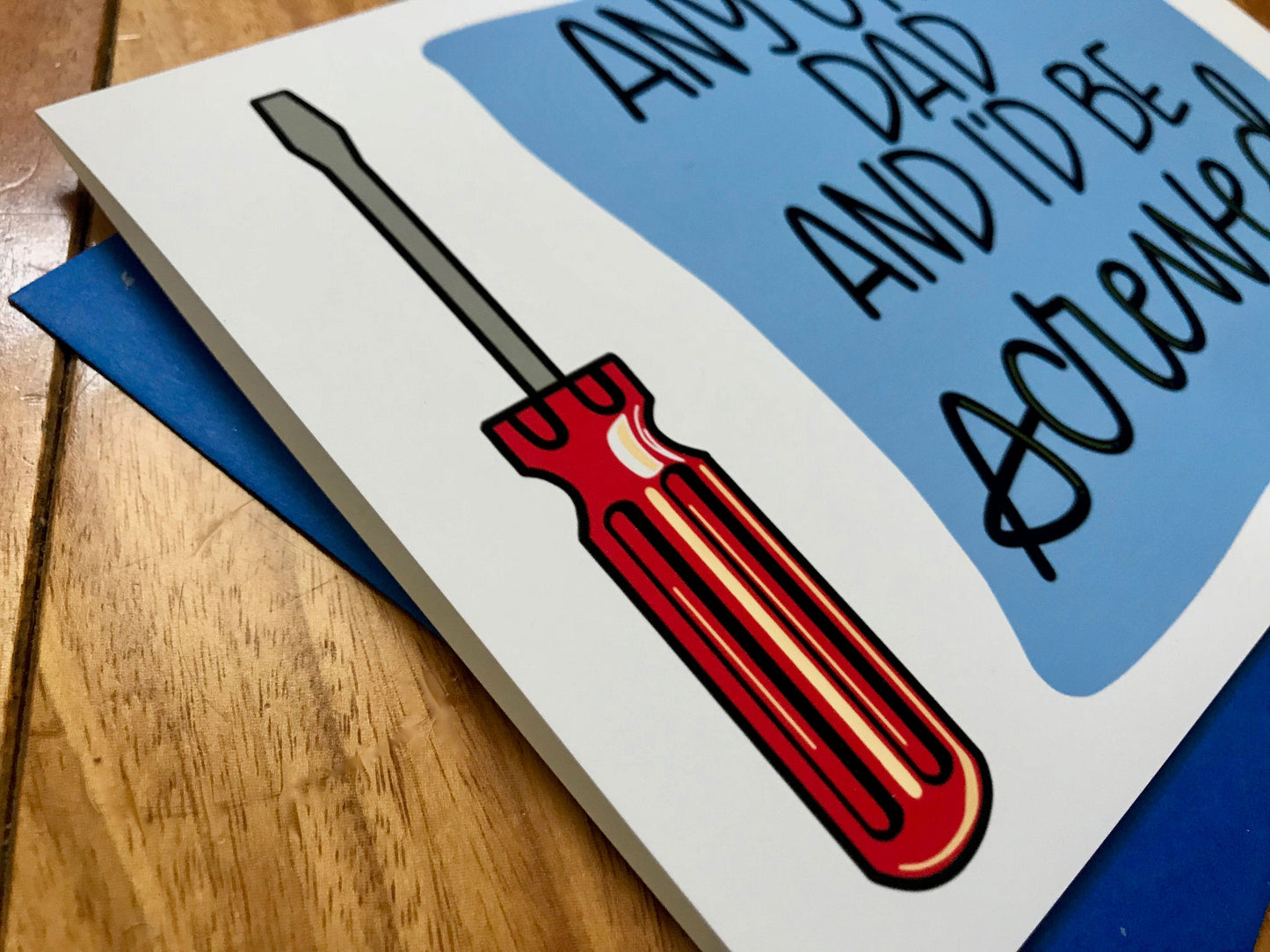 Screwdriver Father's Day Card by StoneDonut Design