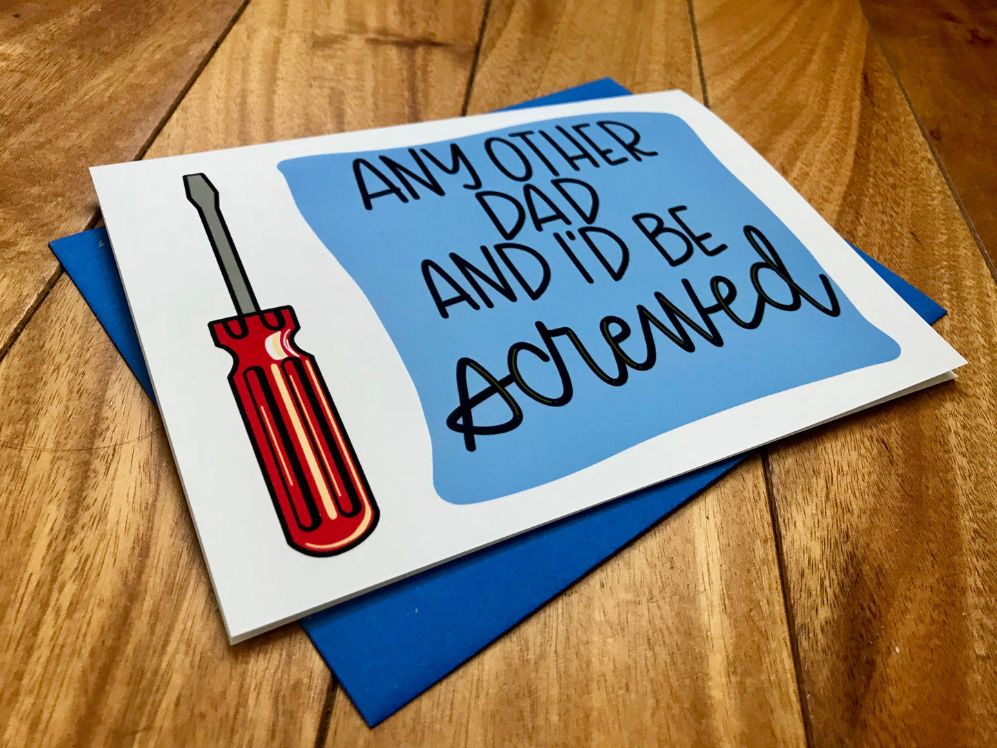 Screwdriver Father's Day Card by StoneDonut Design