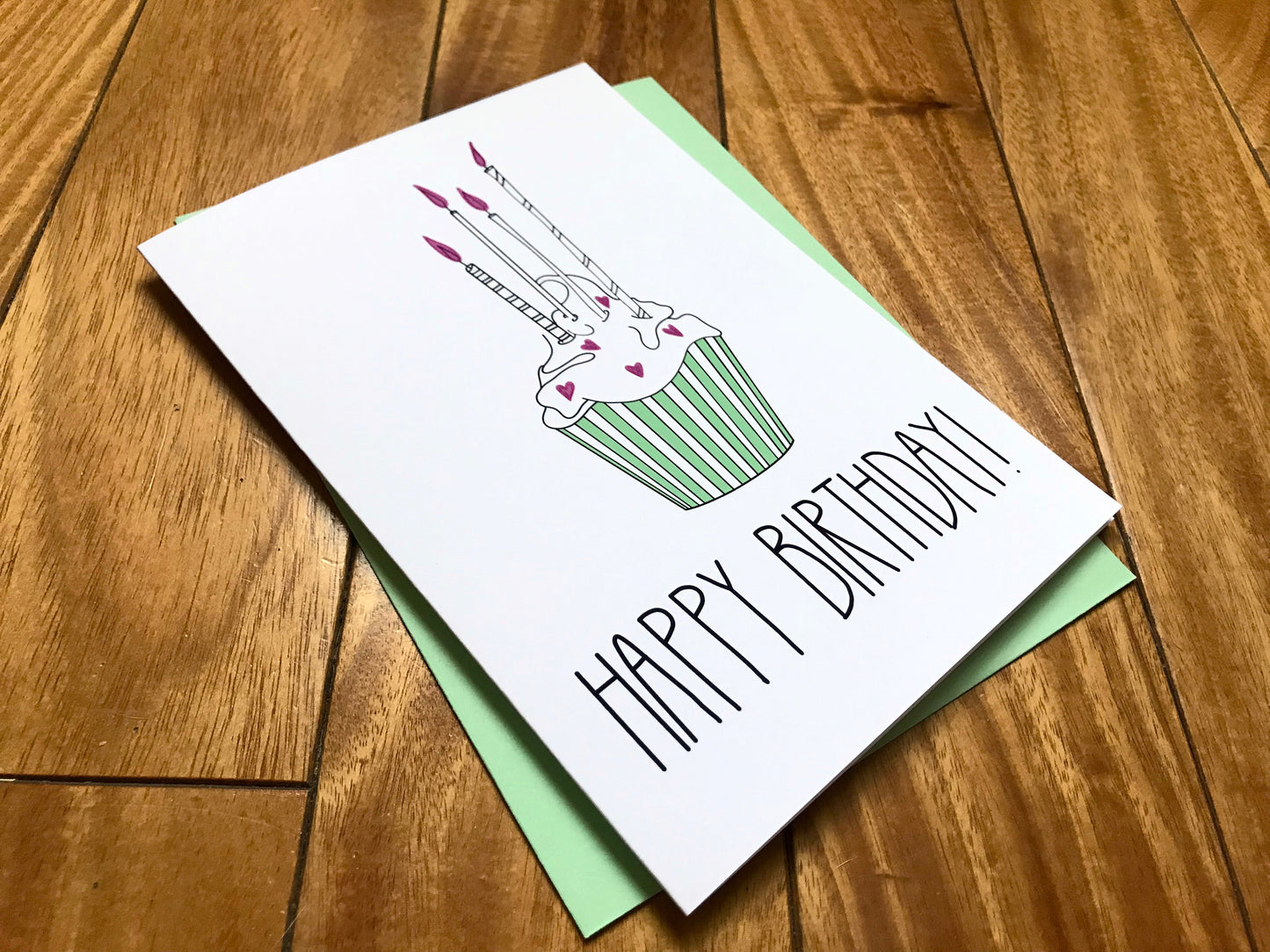 Happy Birthday Cupcake by StoneDonut Design