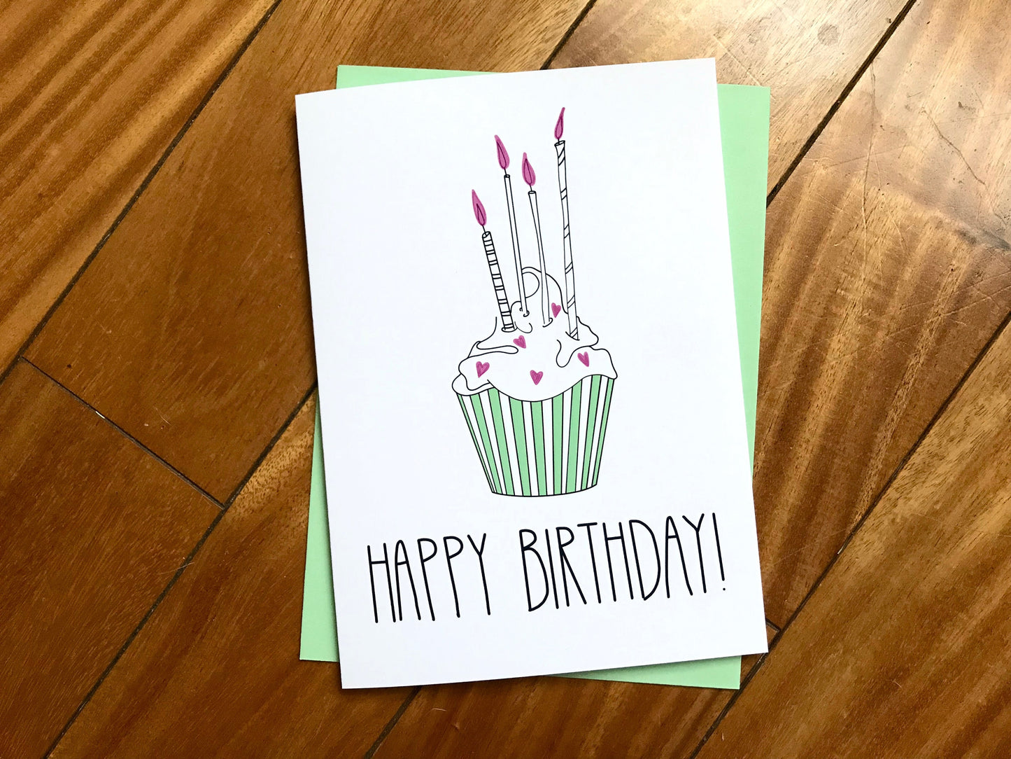 Happy Birthday Cupcake by StoneDonut Design