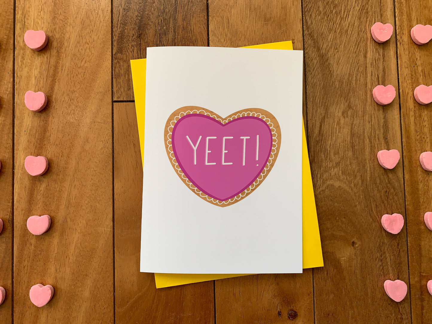YEET! Valentine's Day Card by StoneDonut Design