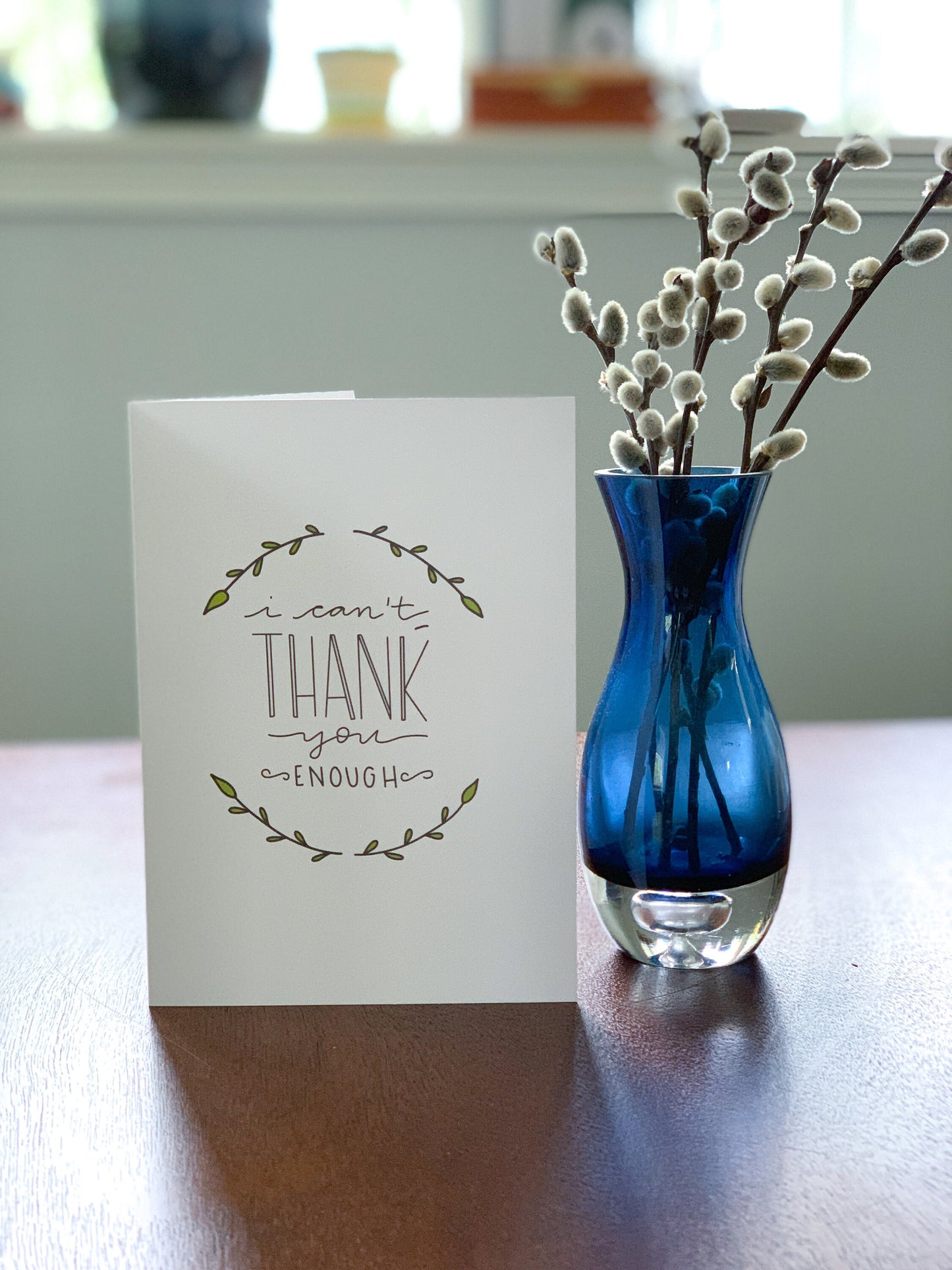 Simple Handmade Thank You Card by StoneDonut Design