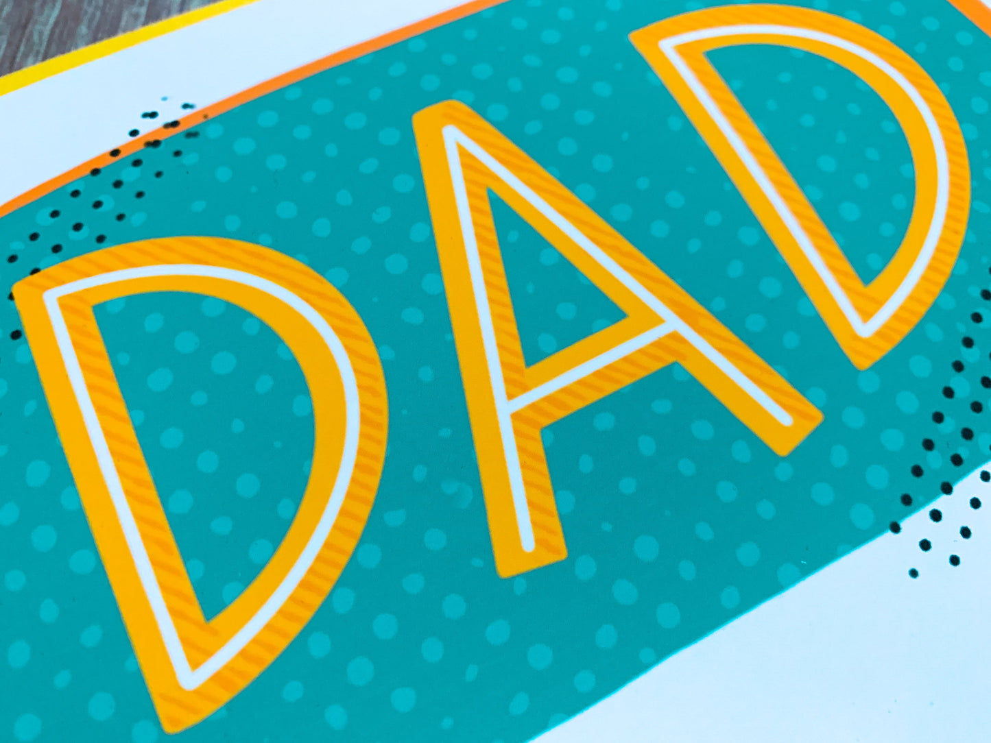 Simple Handmade Father's Day Card by StoneDonut Design
