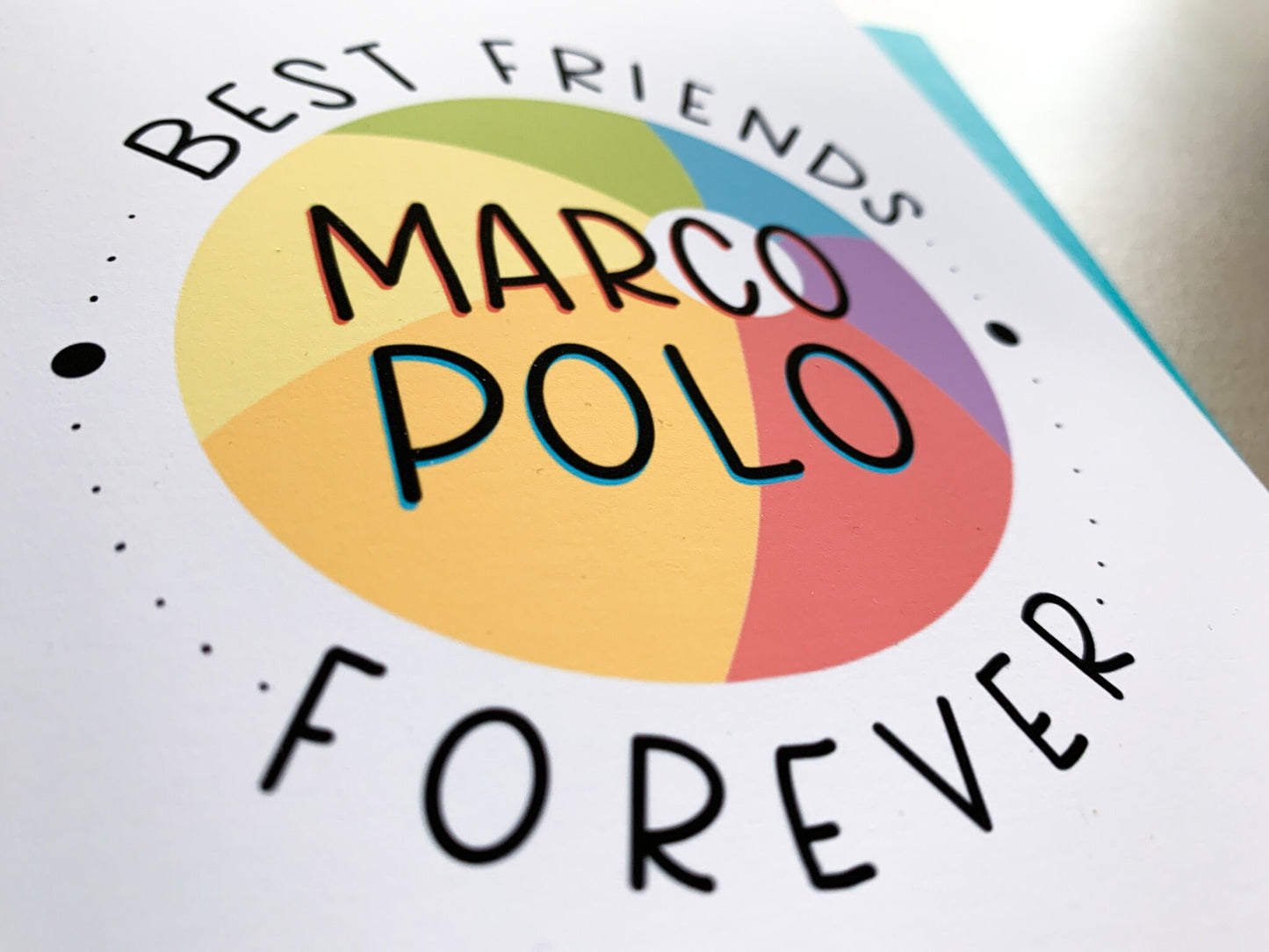 Best Friend Marco Polo Card by StoneDonut Design
