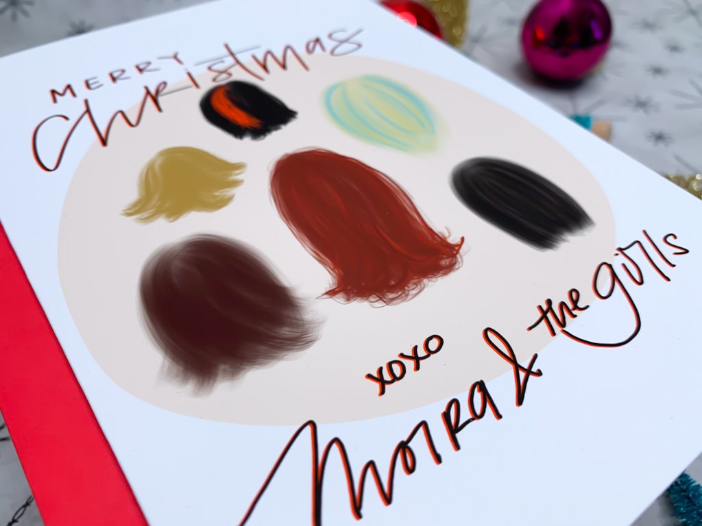 Moira & the Girls Schitt's Creek Christmas Card by StoneDonut Design