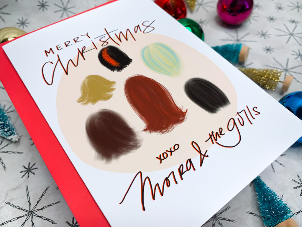 Moira & the Girls Schitt's Creek Christmas Card by StoneDonut Design