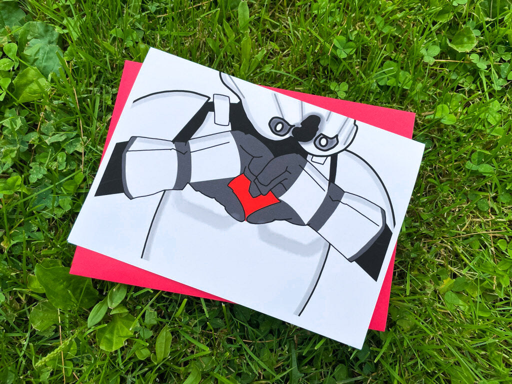 Stormtrooper Heart Hands Card by StoneDonut Design