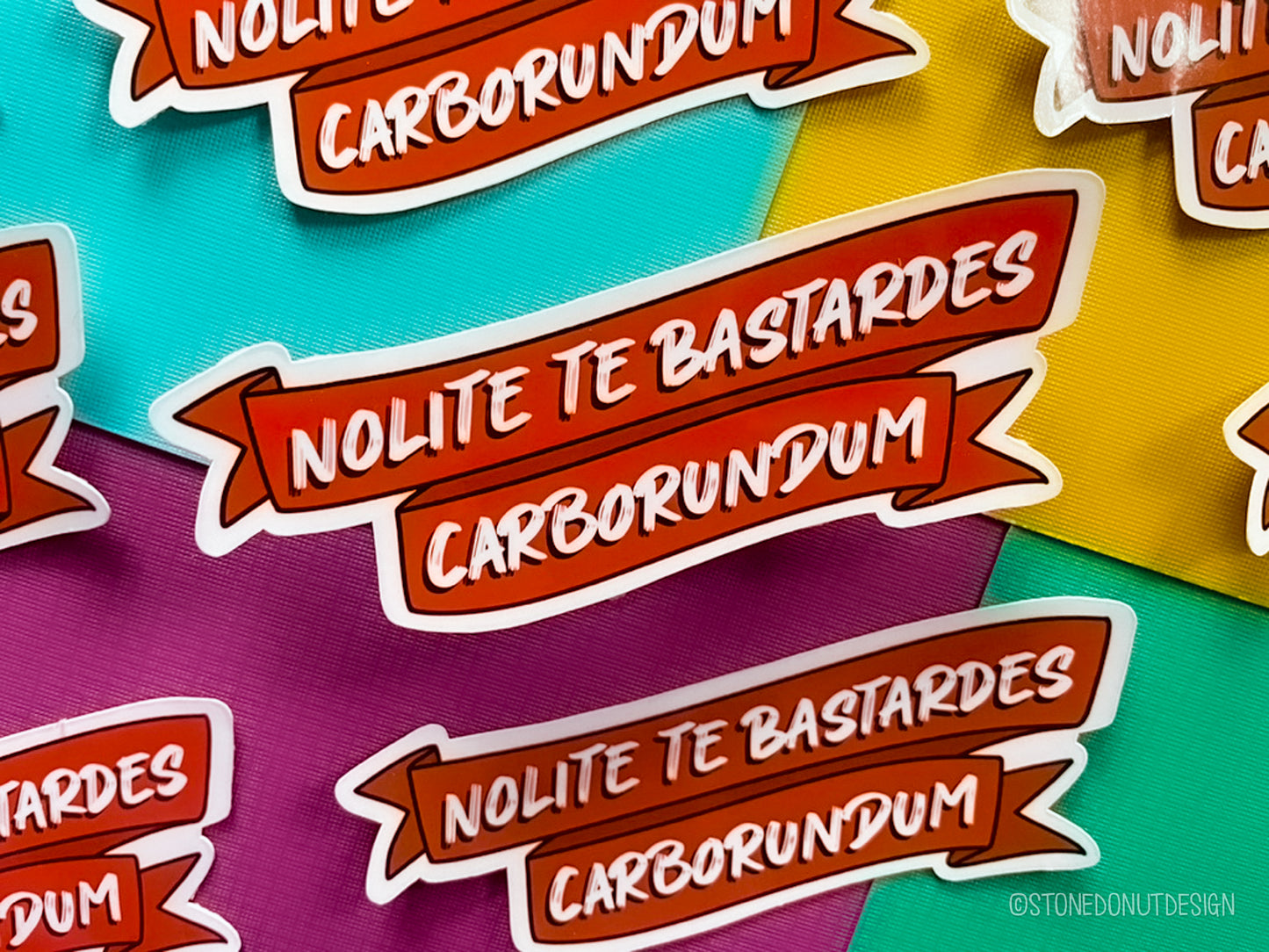 Nolite te Bastardes Carborundum Handmaid's Tale Vinyl Sticker